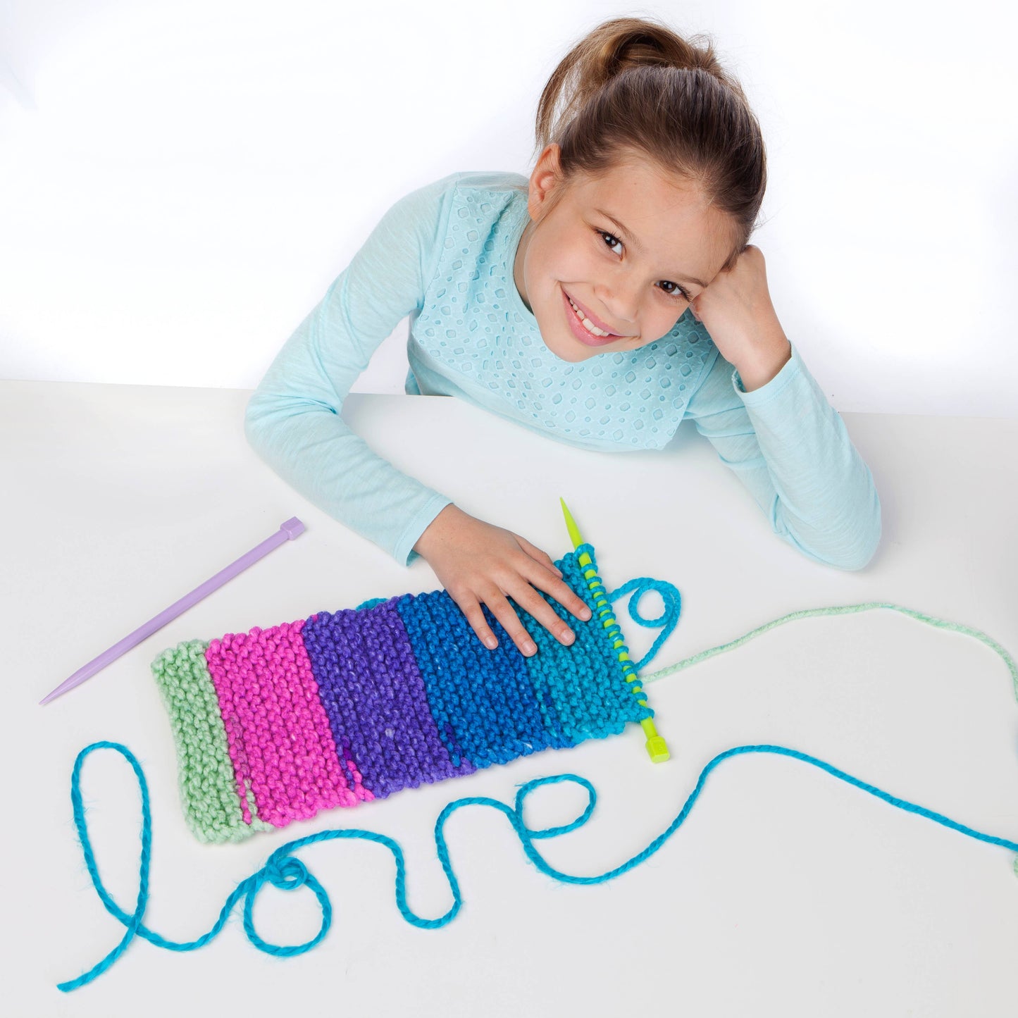 Learn To Knit A Pocket Scarf Craft Kit