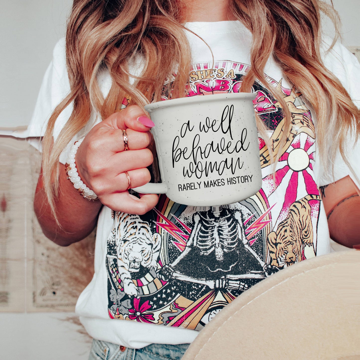 Gia Roma - Funny Coffee Mugs for Women | Self Love Gifts | Ceramic Cups