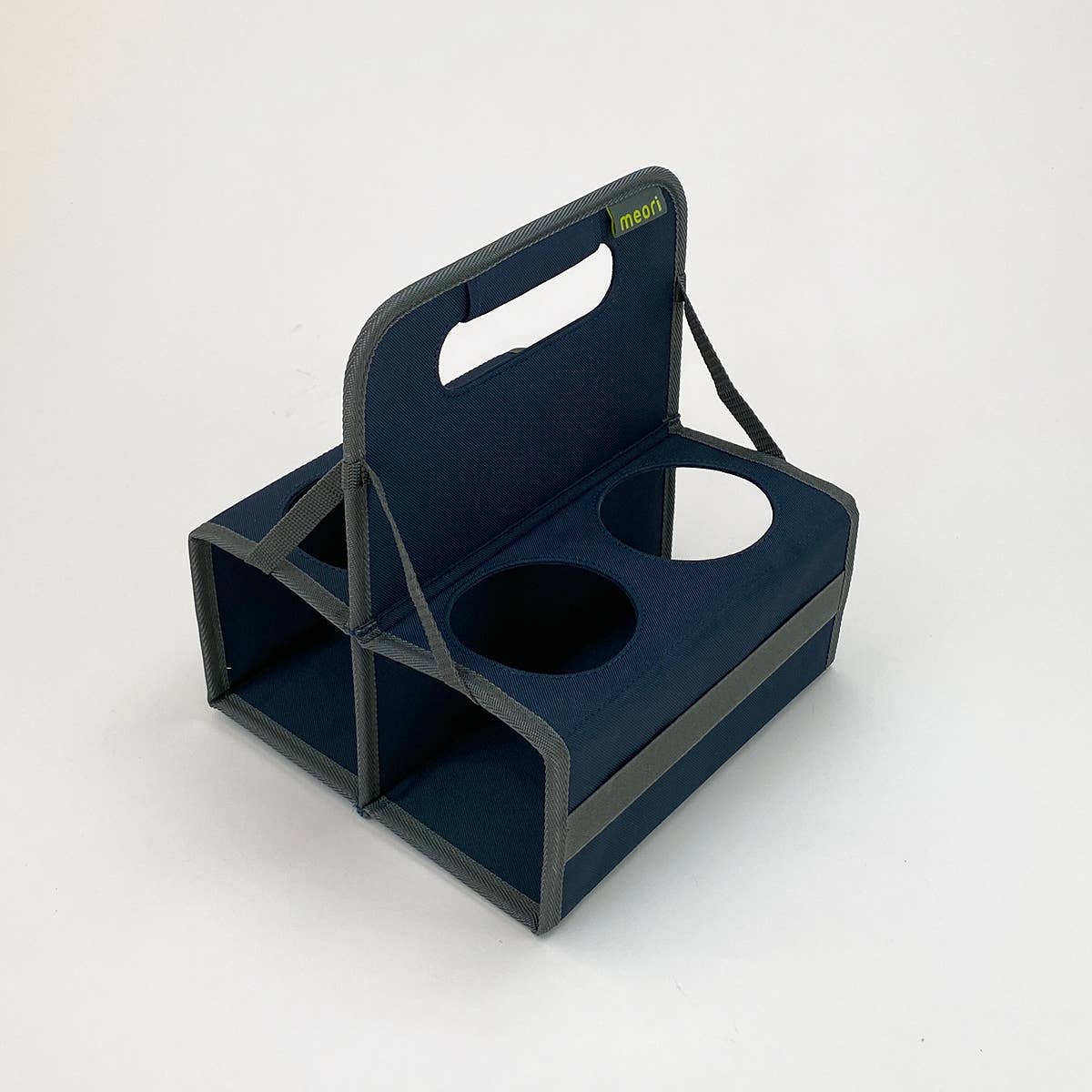 4 Cup Collapsible Reusable Drink Carrier - Marine Blue