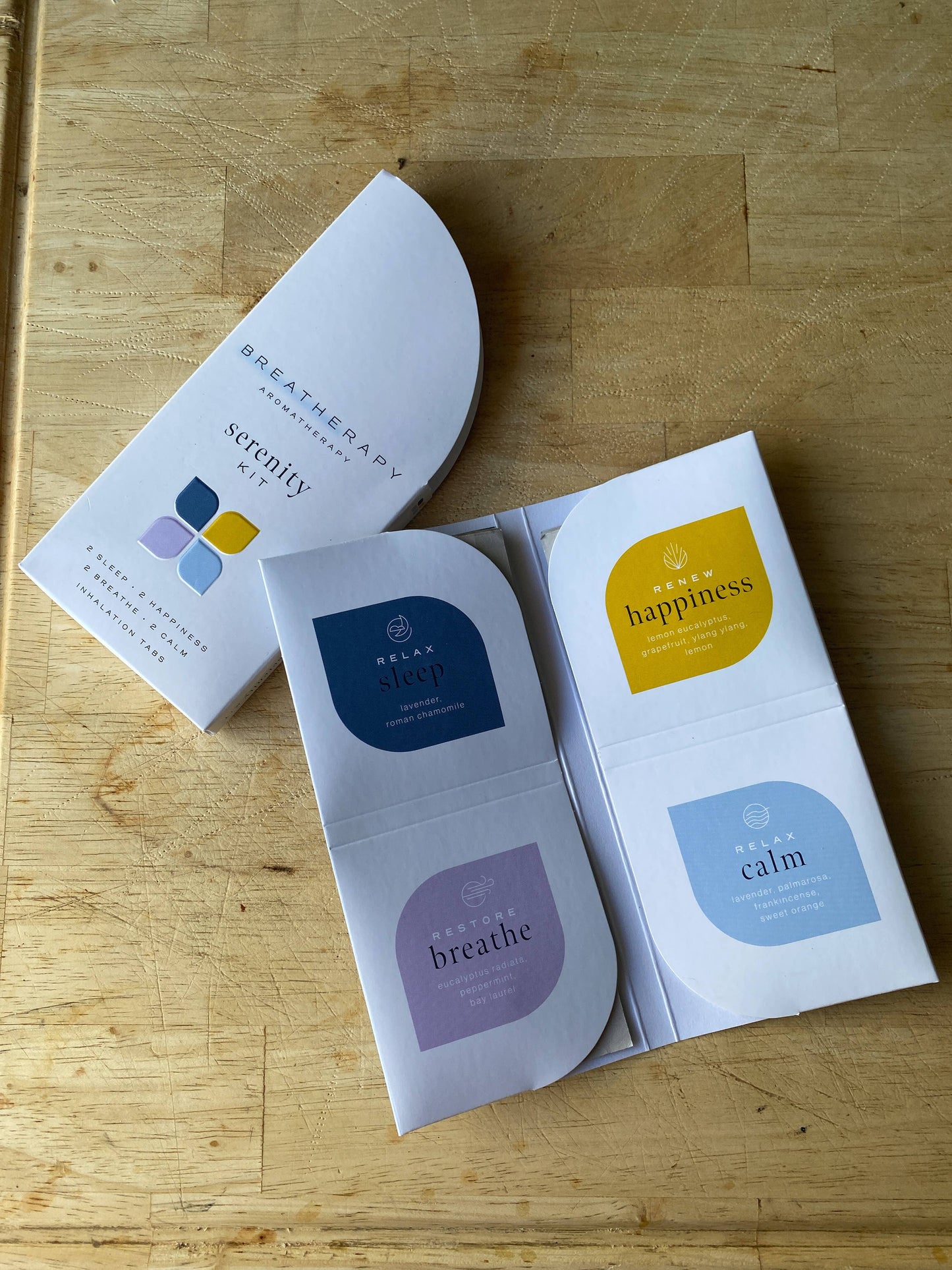 Breatherapy - SERENITY Sampler Kit Aromatherapy Inhaler Patches