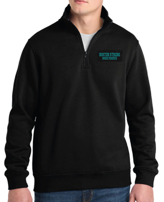 Boston Strong/MGH Proud Ladies 1/4 Zip Sport-Tek® Fleece Jacket