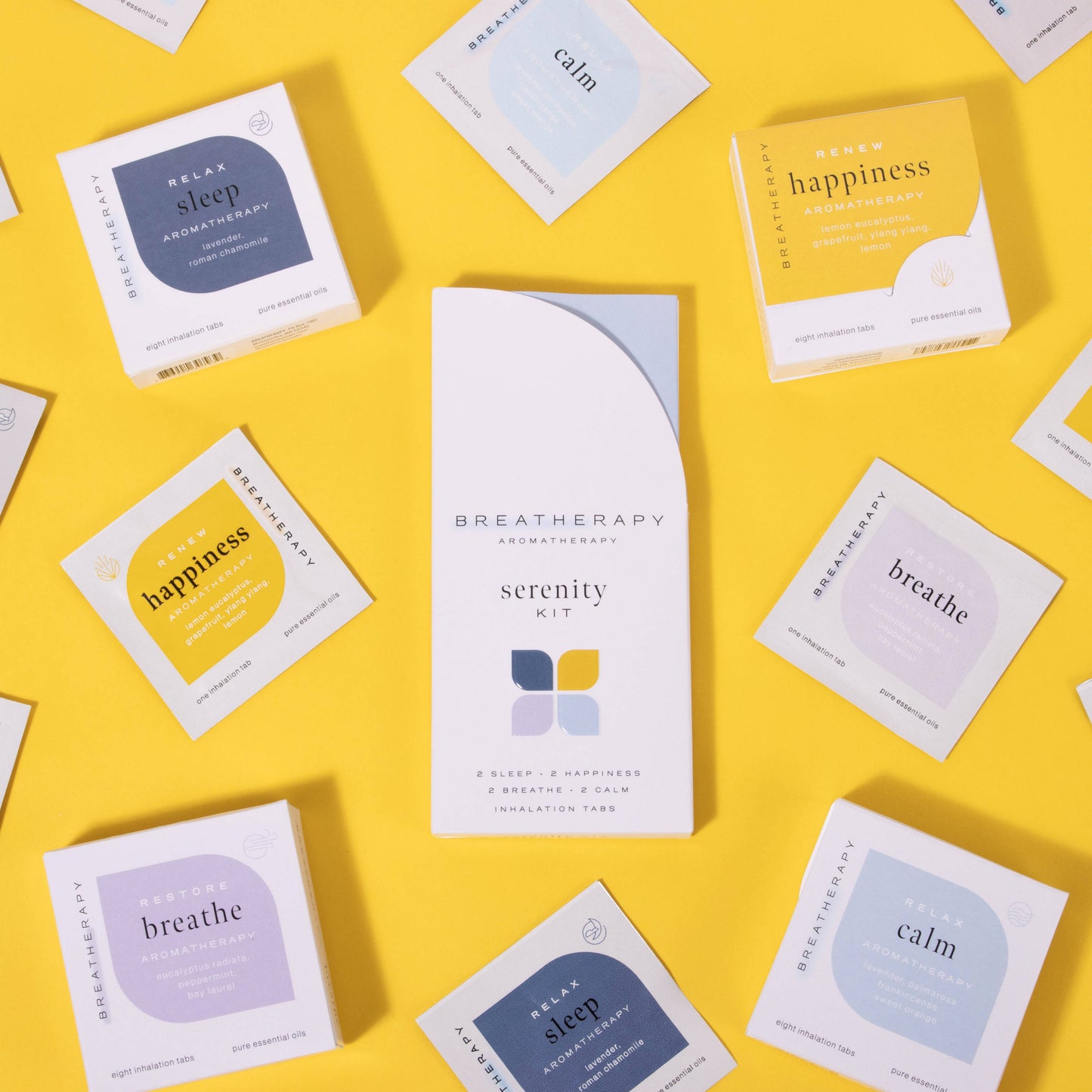Breatherapy - SERENITY Sampler Kit Aromatherapy Inhaler Patches
