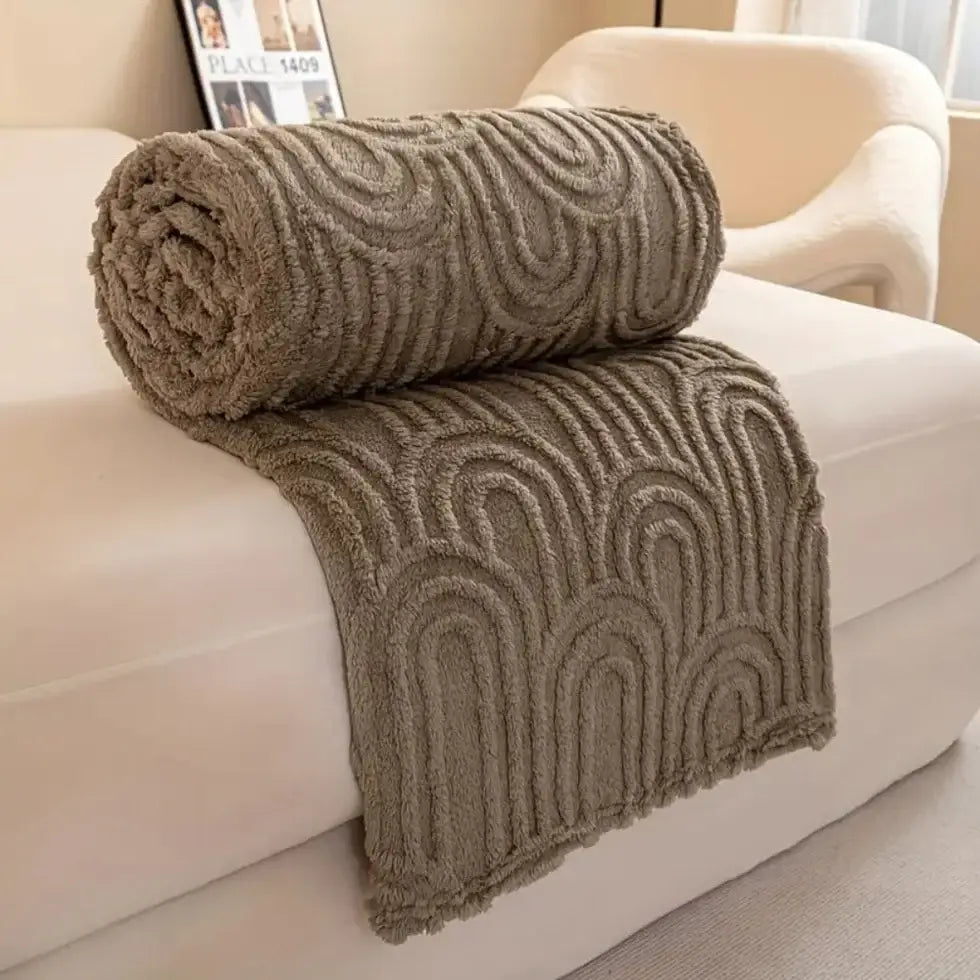 FLUFFERY - Cozy Home Taffeta Fleece Blanket 130x150cm Single Layer
