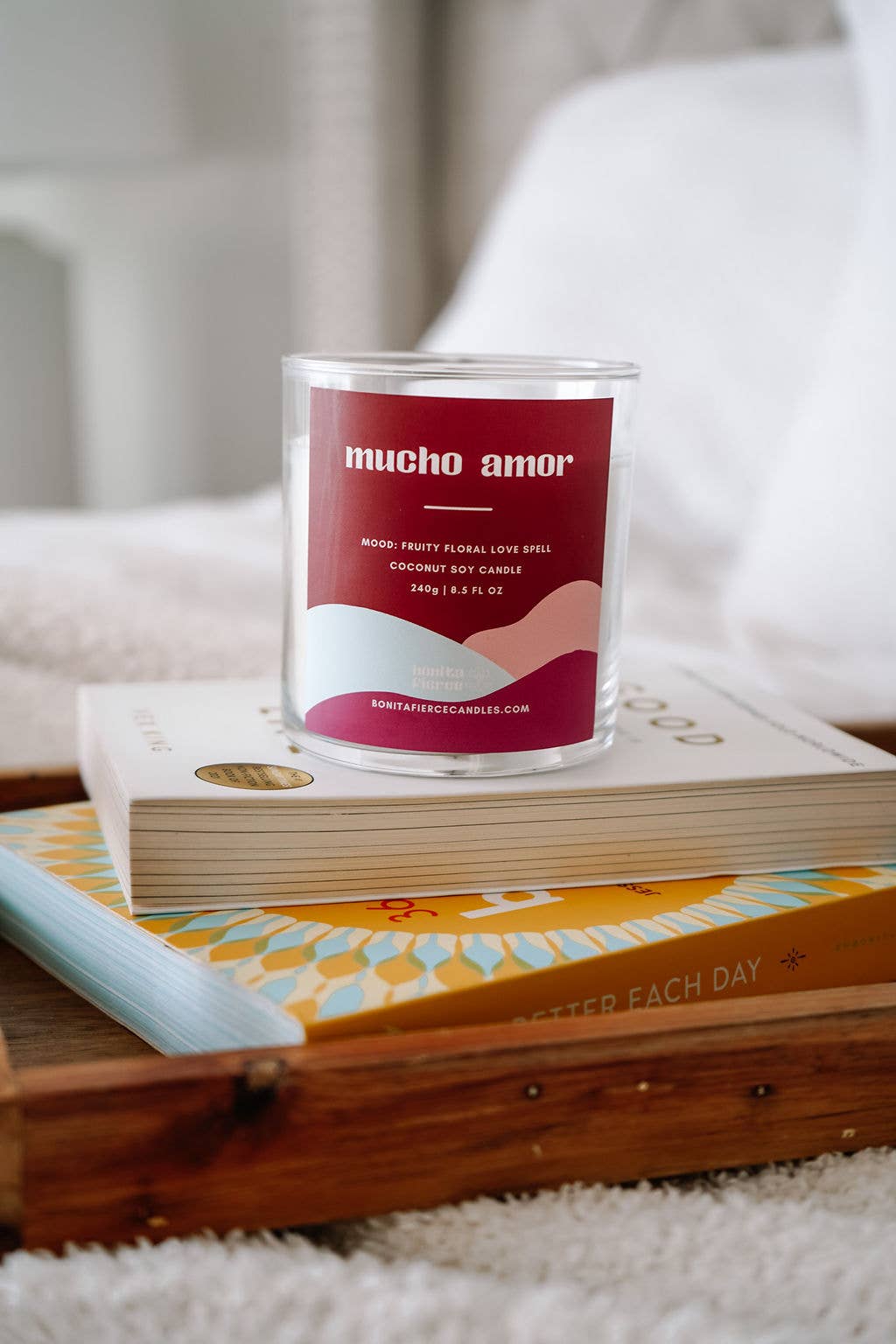 Bonita Fierce Candles - Mucho Amor Candle: 8.5 oz