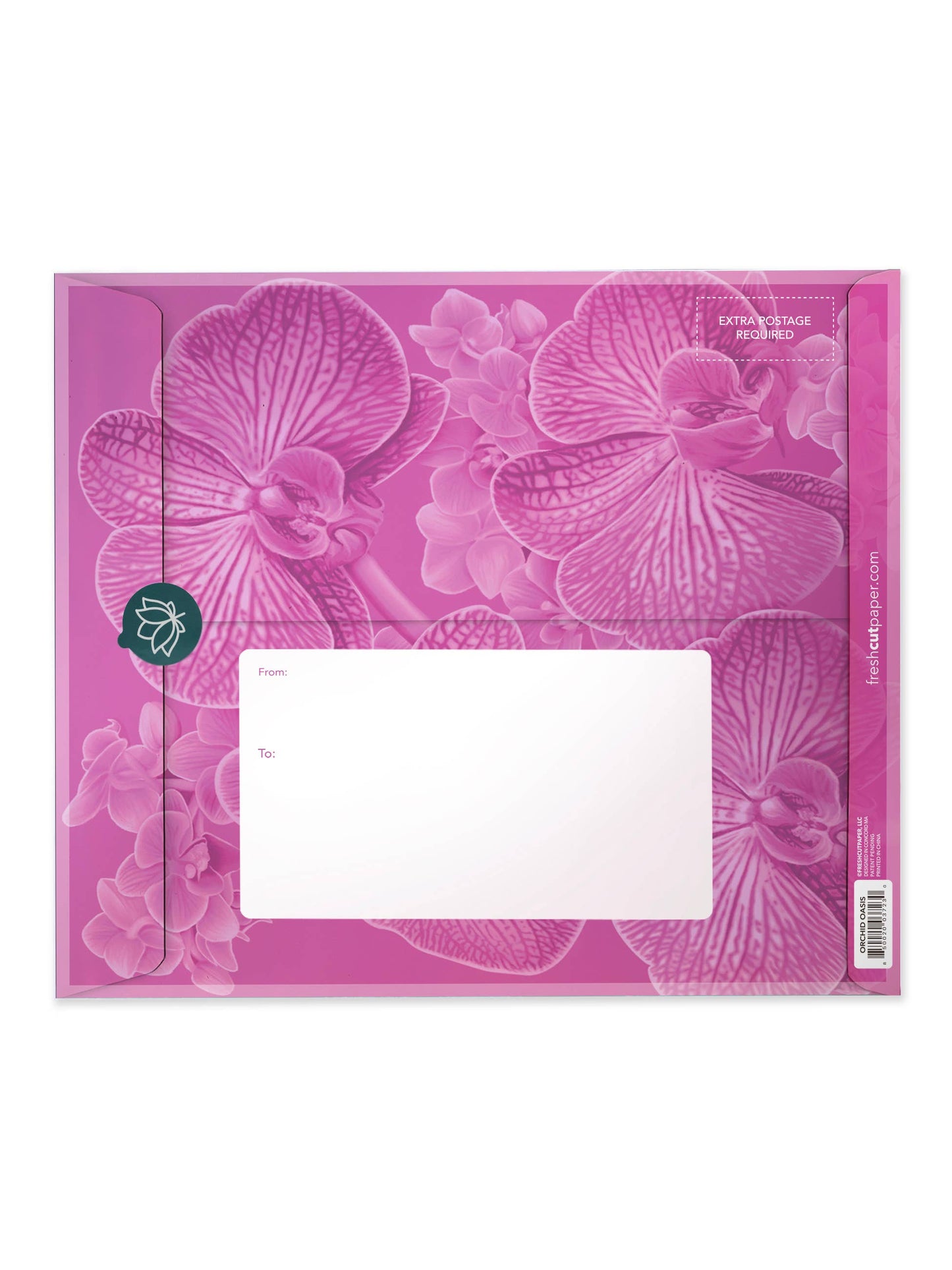 FreshCut Paper LLC - Orchid Oasis (8 Pop-up Greeting Cards)