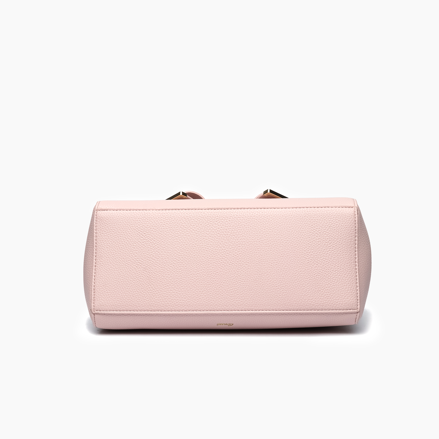 Poppy Bowtie Structured Top Handle Spring Shoulder Bag-  Beige
