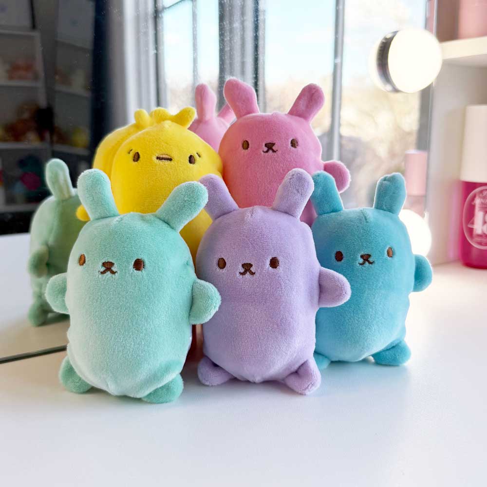 Top Trenz Inc - Bubble Stuffed Squishy Friends - Easter Bunny Edition
