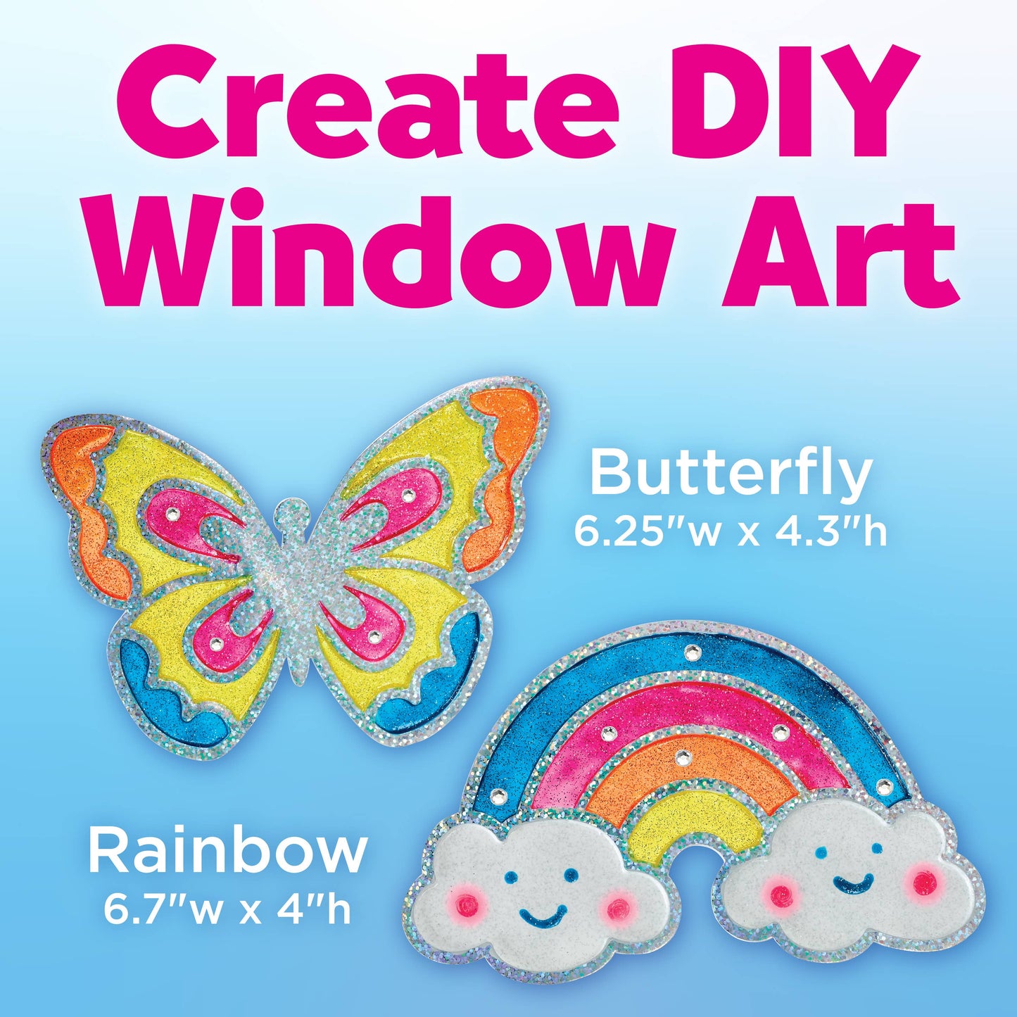 Easy Sparkle Window Art Mini Kit Craft Kit