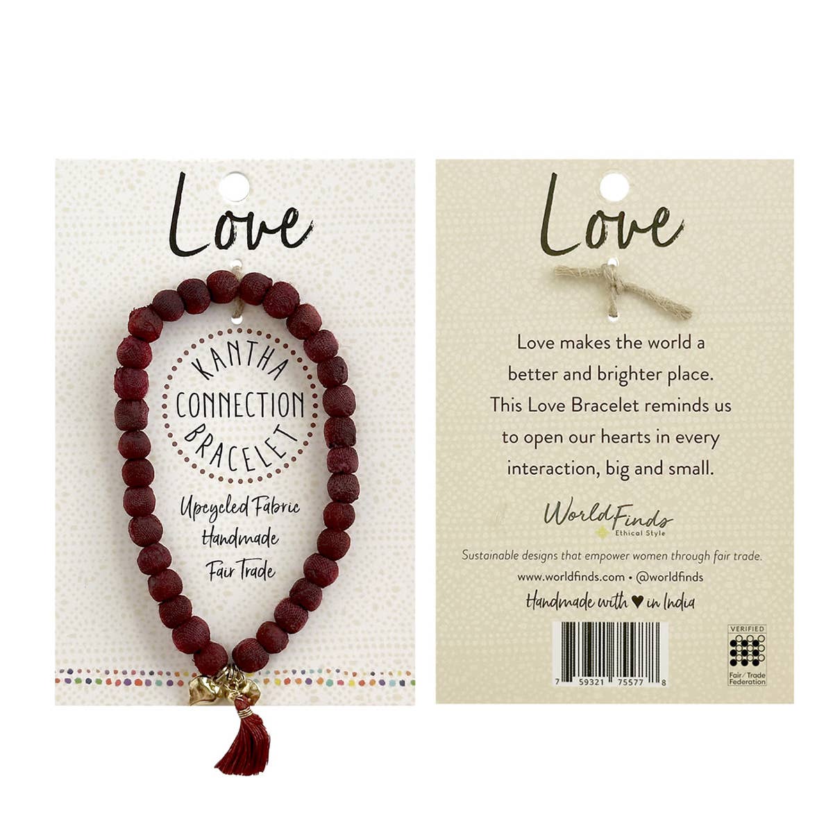 Love • Kantha Connection Bracelet