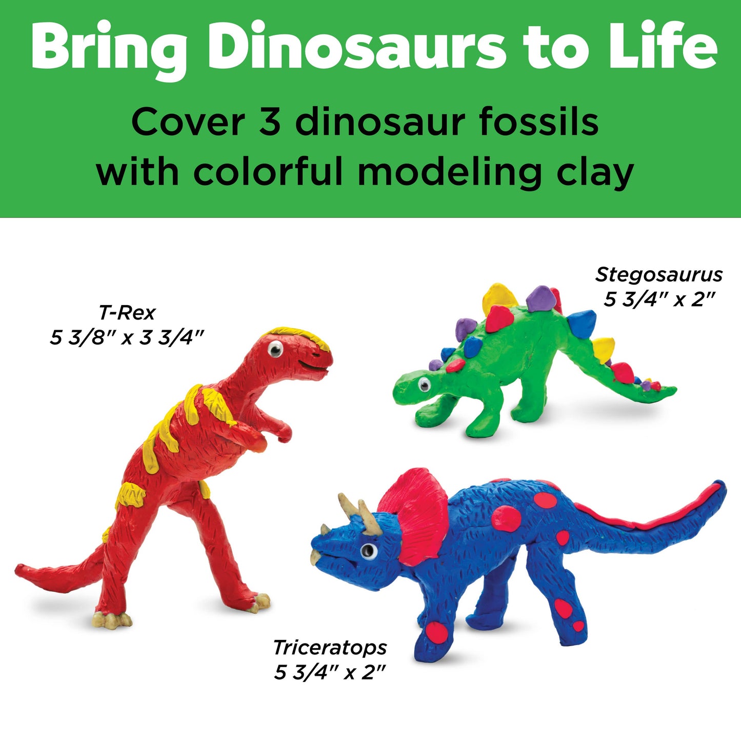 Create with Clay Dinosaurs DIY Craft