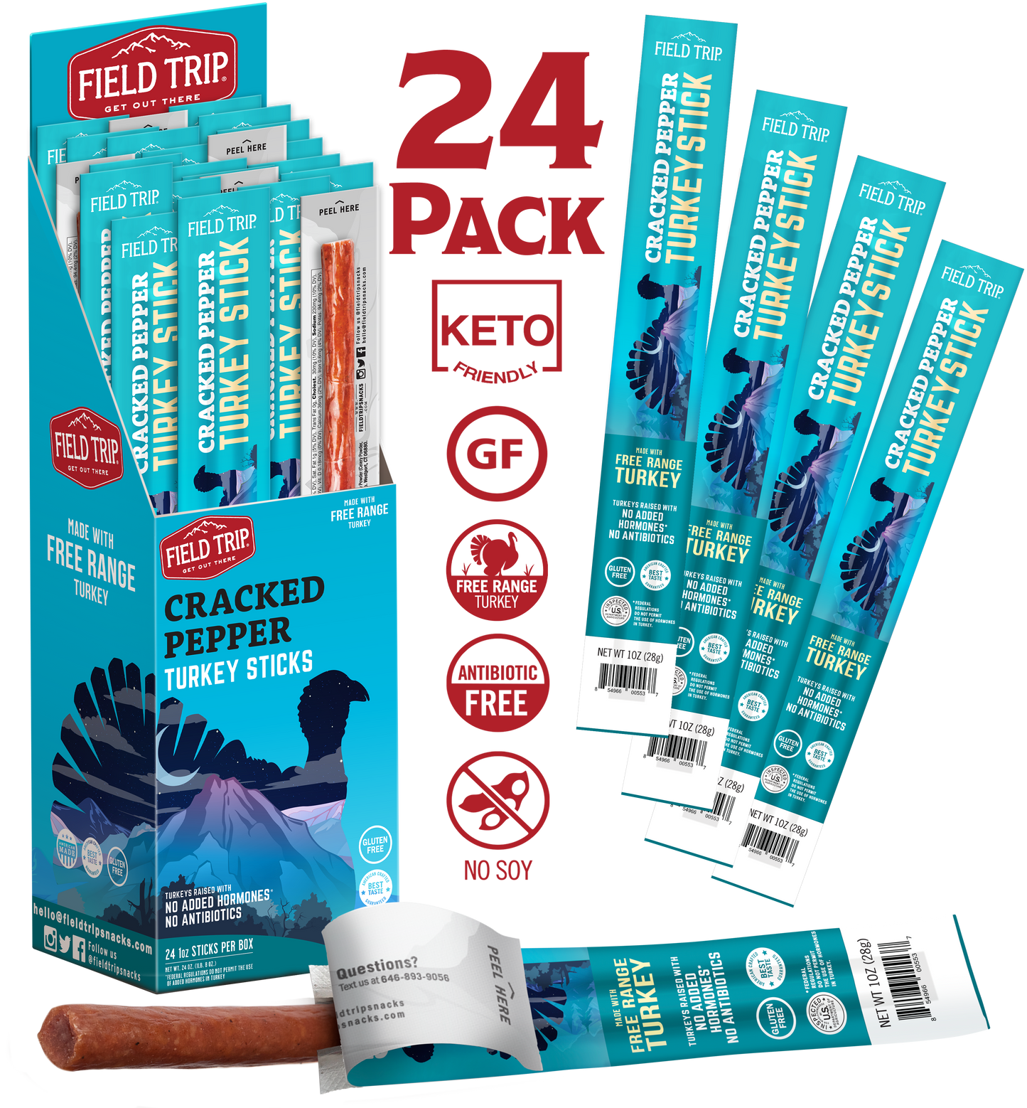 Cracked Pepper Turkey Stick (1oz)