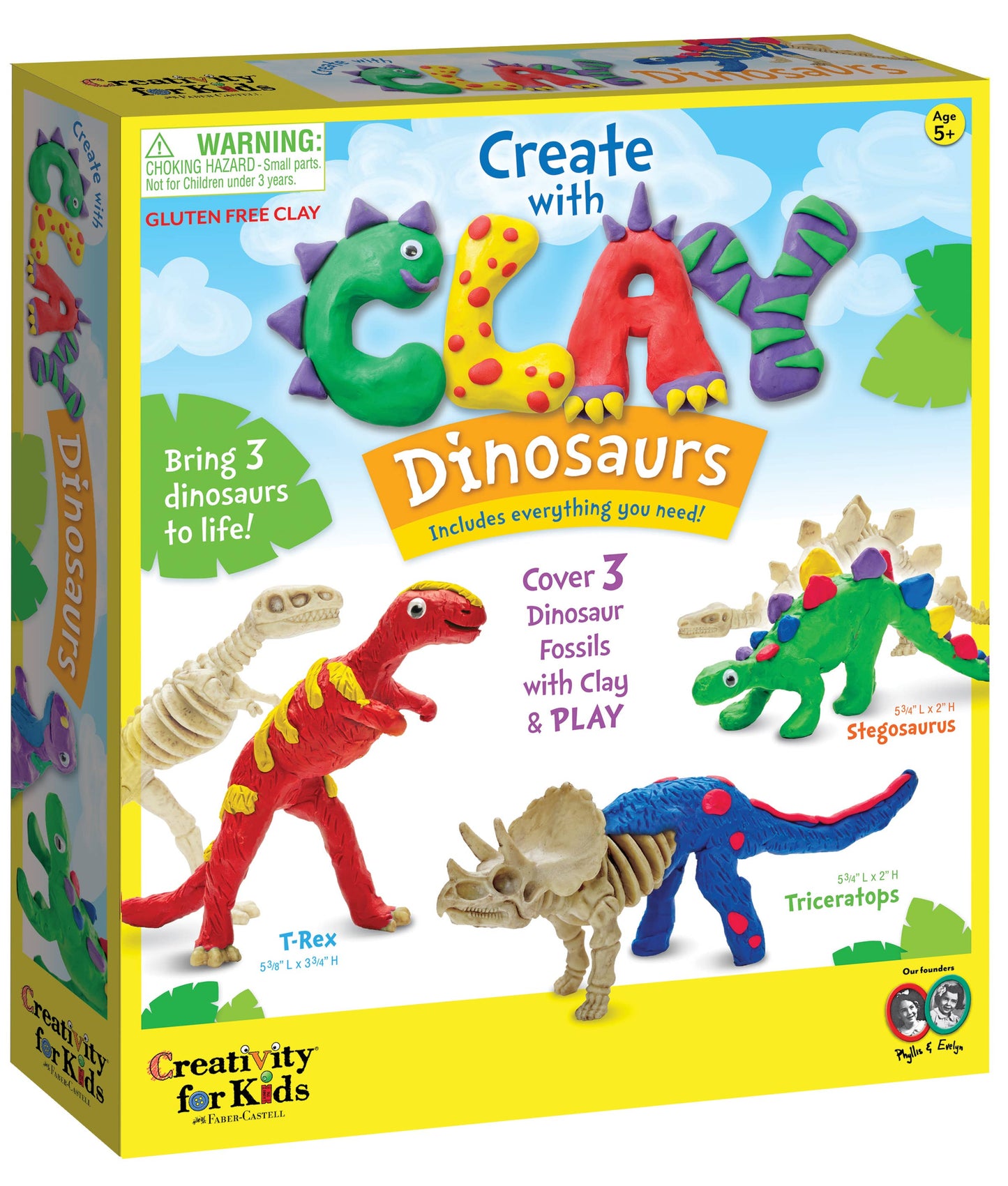 Create with Clay Dinosaurs DIY Craft