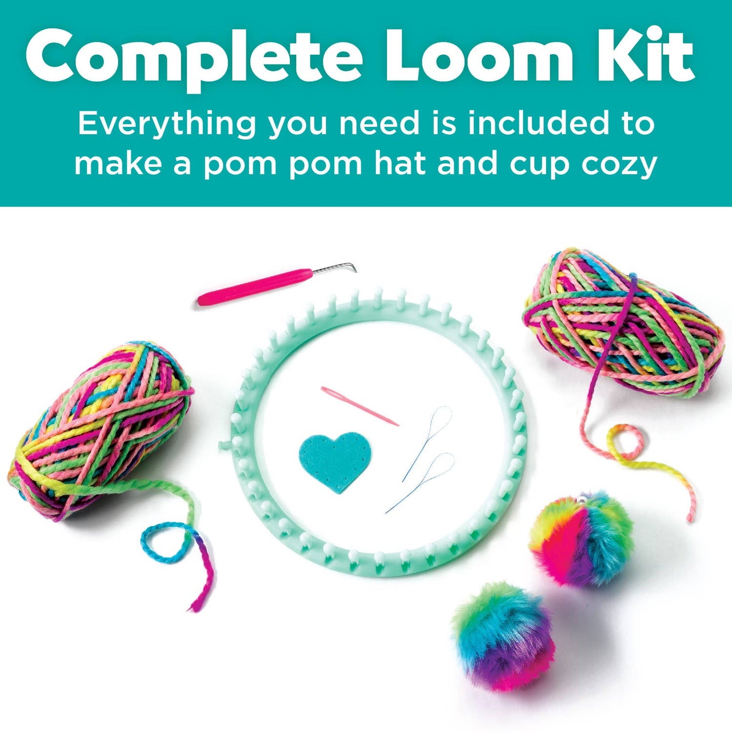 Faber-Castell / Creativity for Kids - Quick Knit Loom - DIY Craft Kit for Kids