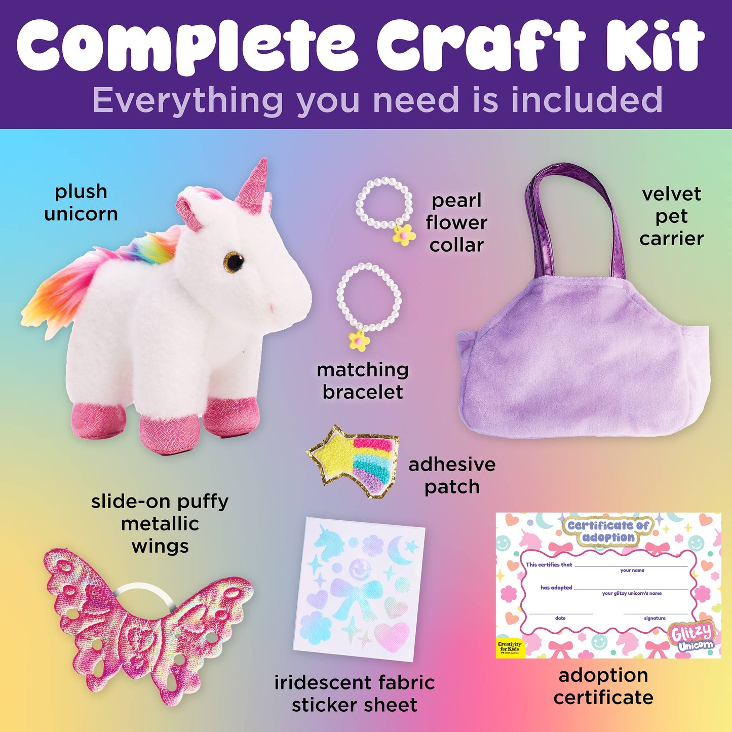 Decorate A Glitzy Unicorn Diy Craft Kit