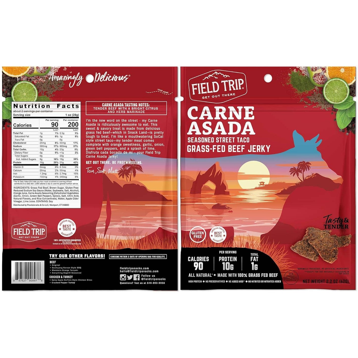FIELD TRIP - Carne Asada Beef Jerky (2.2oz)