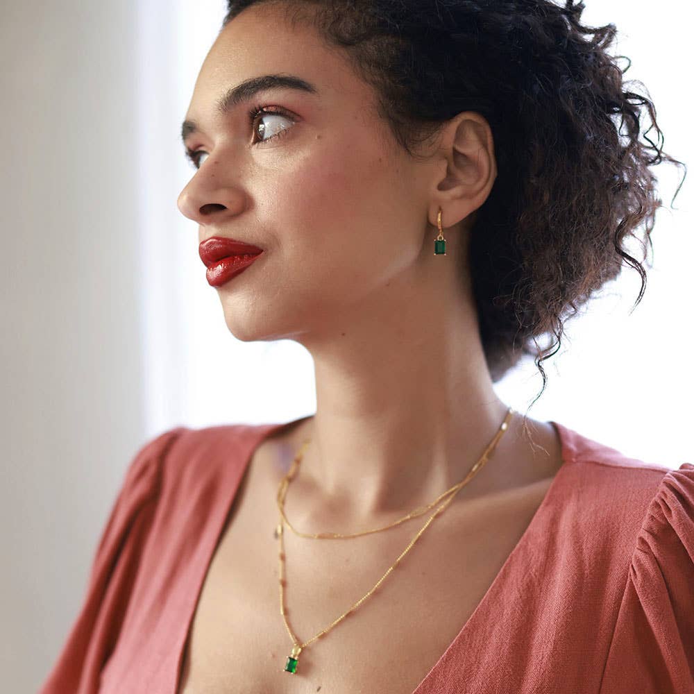 Amano Studio - Emerald Green Pendant Necklace