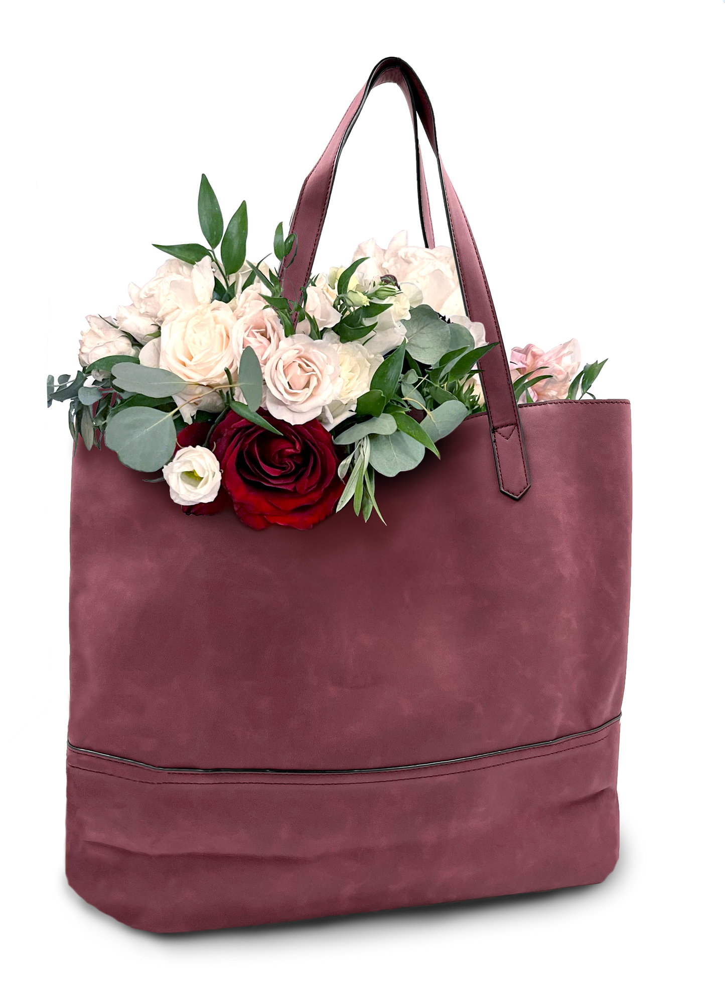 K. Carroll Accessories - Named One of Oprah's Favorites Things 2022- The Taylor Tote: LIGHT BLUE SUEDE