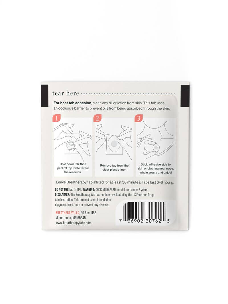 Focus - Anti-distraction Aromatherapy Inhaler Patches - Individual