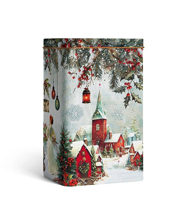 Christmas Biscuits Assortment. Xmas Gift Vegan Tin