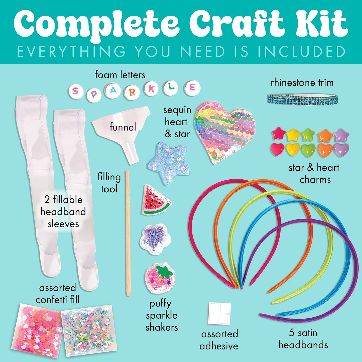 Faber-Castell / Creativity for Kids - Chic Boutique Headbands Craft Kit for Kids