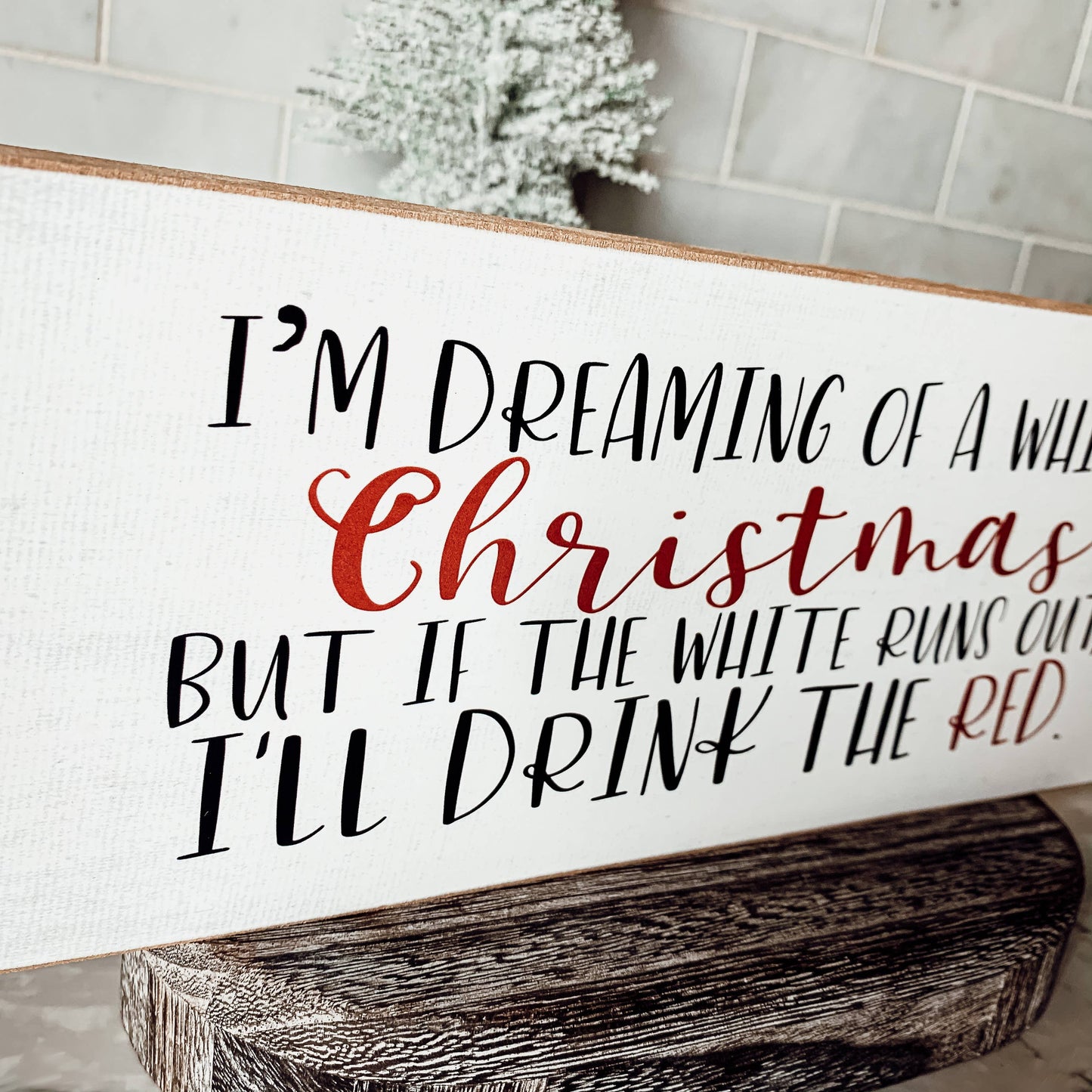 Gia Roma - Have Yourself a Merry Little Christmas, Wooden Holiday Signs