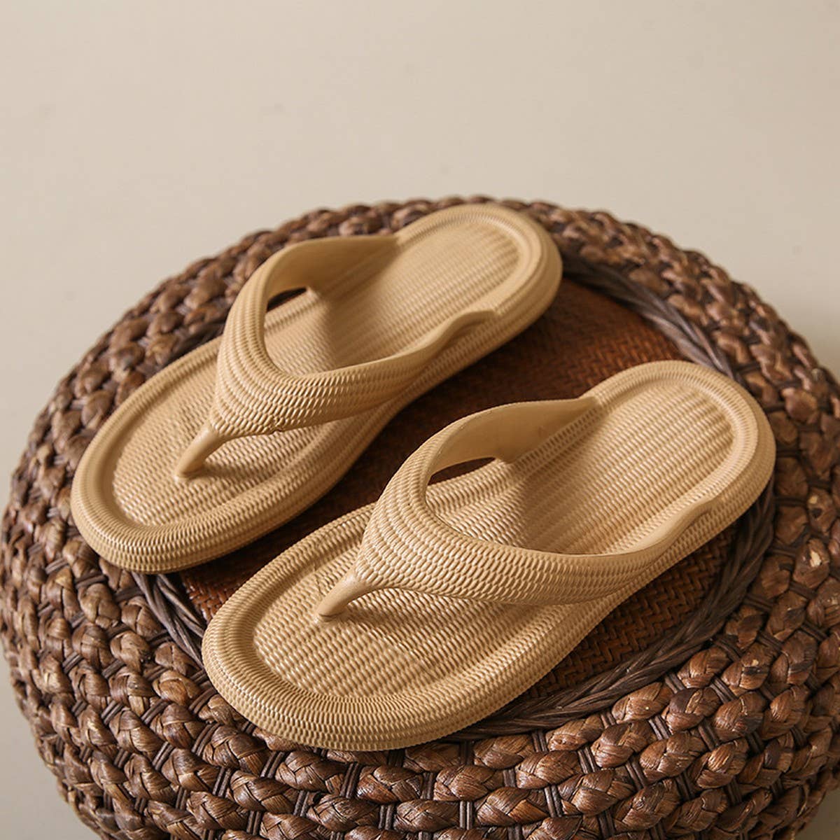 ACCITY - EVA SOLID COLOR FLIP-FLOPS SUMMER BEACH SLIPPERS_CWSHS0690