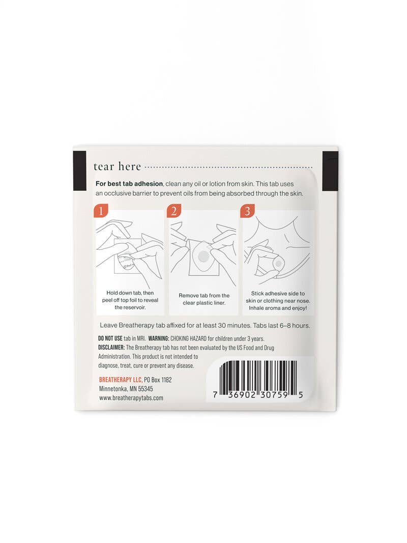Breatherapy - ENERGY Energy Boosting Aromatherapy Inhaler Patches (8pack)