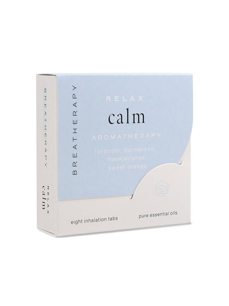 Breatherapy - CALM Anti-anxiety Aromatherapy Inhaler Patches (8pack)