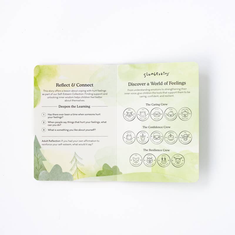 BIGFOOT KIN + LESSON BOOK - BIGFOOT COPES WITH HURT FEELINGS: A LESSON IN SELF-ESTEEM