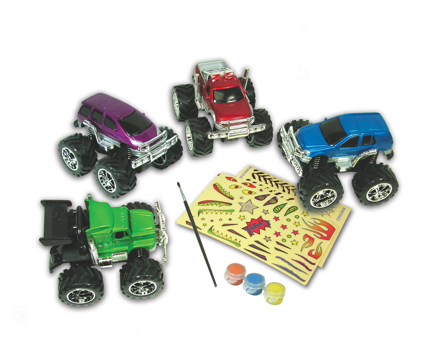 Decorate Monster Trucks Custom Shop Craft Kit