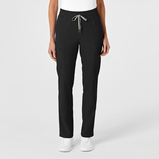 WonderWink Women's High Waist Slim Leg Scrub Pant