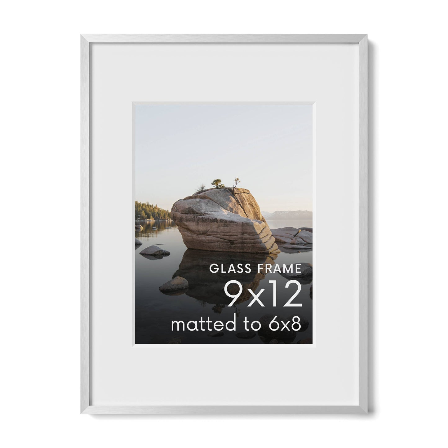 Haus and Hues - Silver Metal Frame with Glass