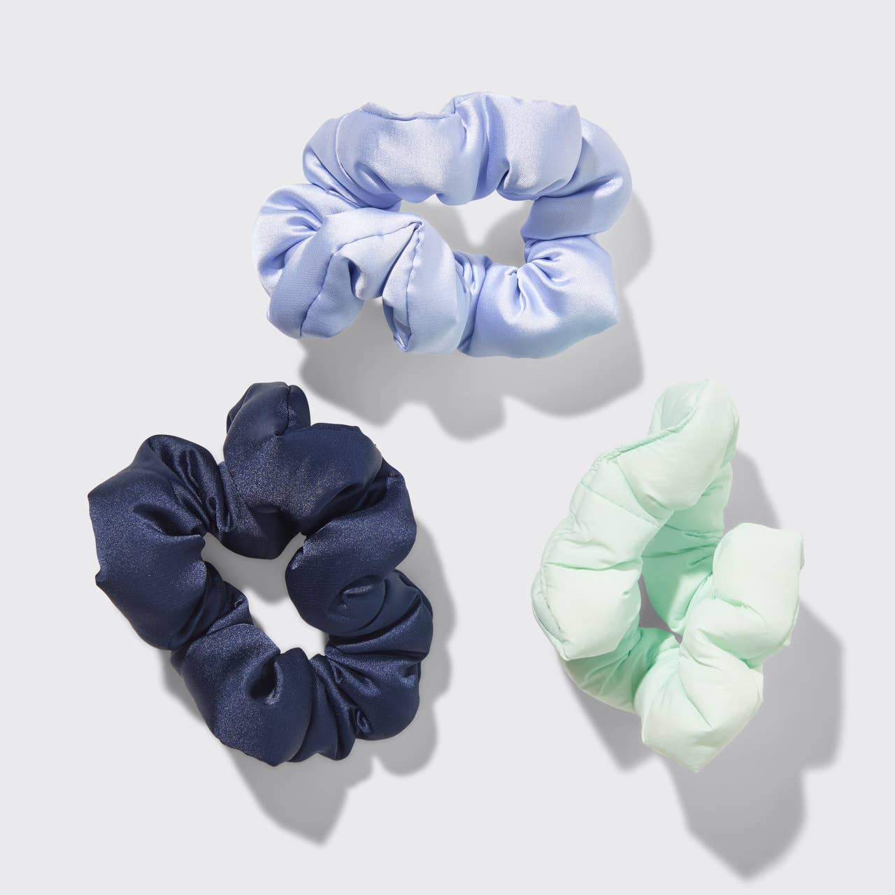 KITSCH - Cloud Scrunchies 3pc Set - Garden Bouquet