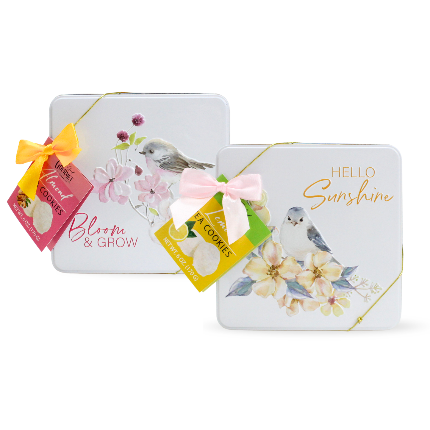 Too Good Gourmet - Square Tins - Lemon & Almond Tea