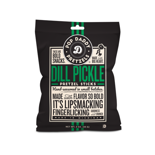 Seasoned Pretzels - 3oz - Dill Pickle