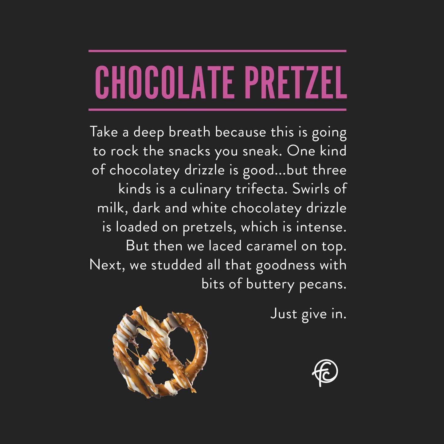 Funky Chunky - Chocolate Pretzel | Chocolate Pretzels | 2-ounce Bags