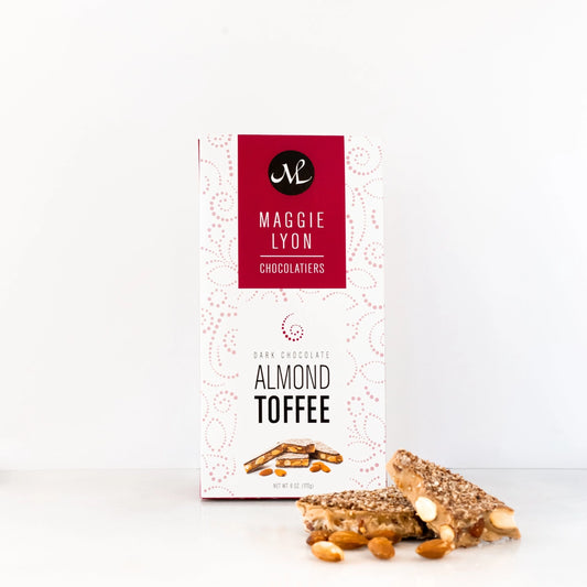6oz Dark Chocolate Almond Toffee
