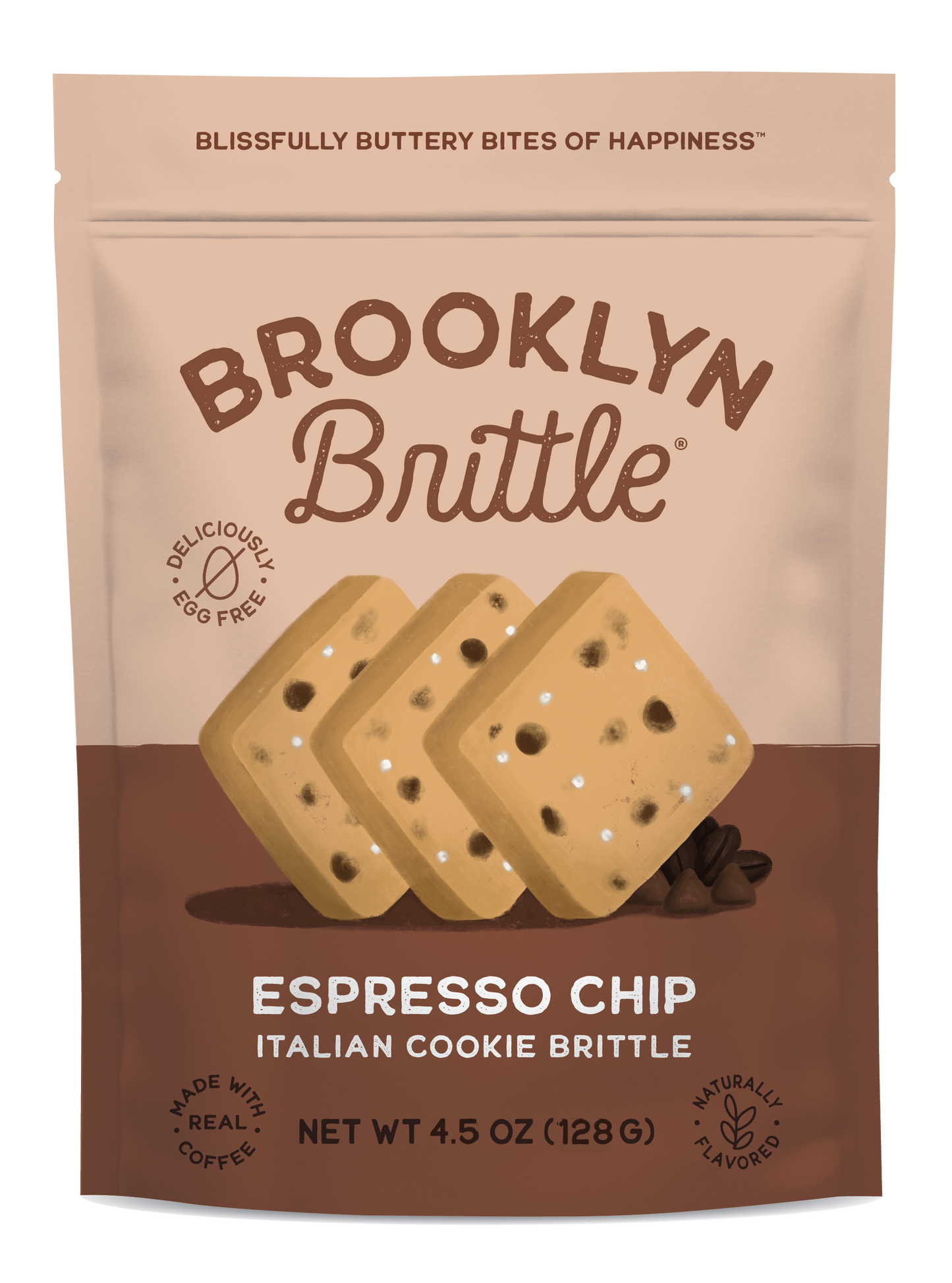 Italian Cookie Brittle – Espresso Chip | Pouch Bag
