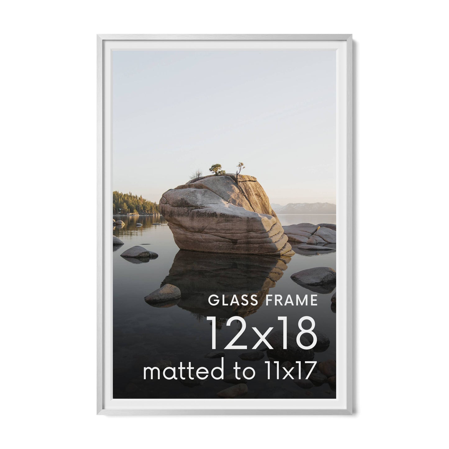 Haus and Hues - Silver Metal Frame with Glass