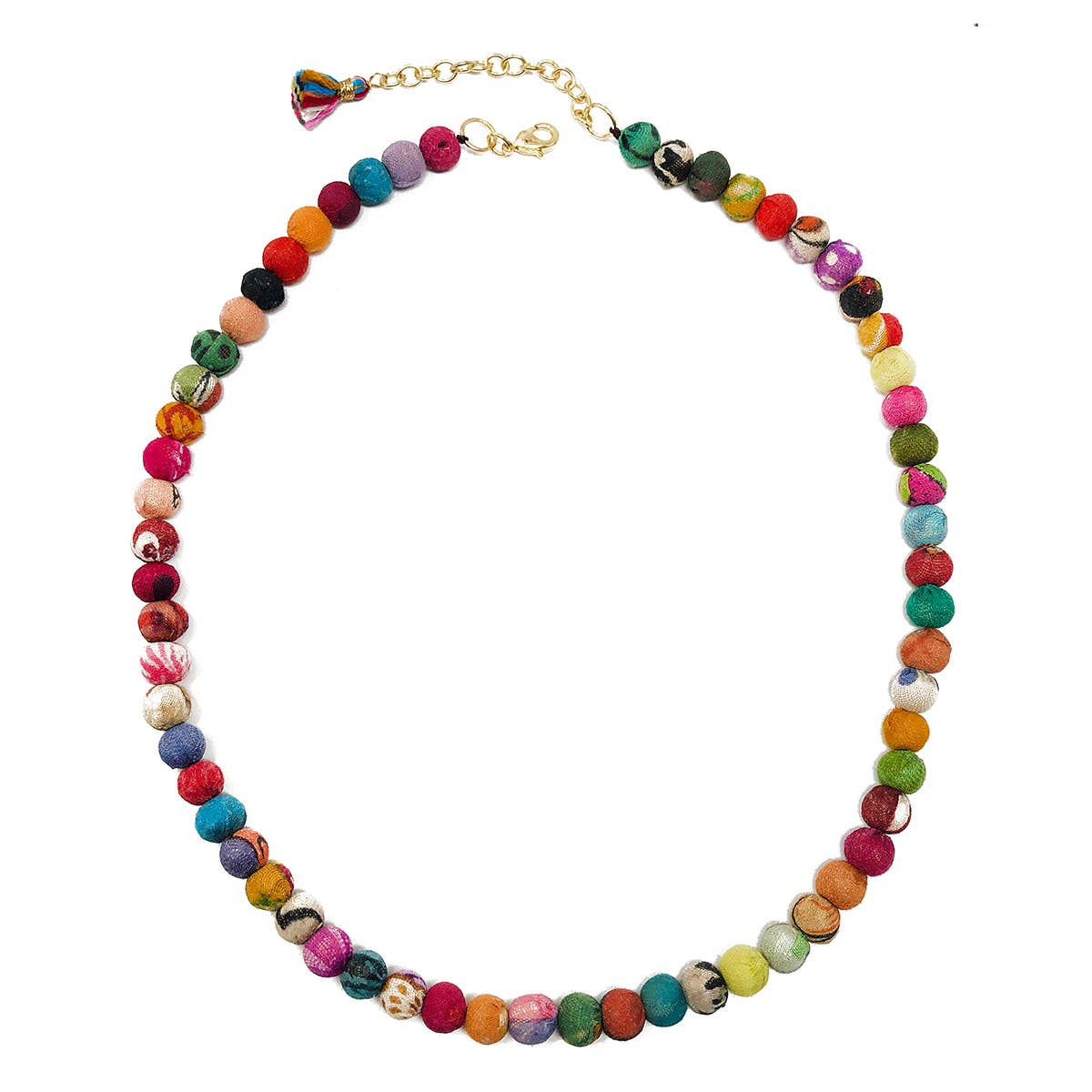 Kantha Strand Necklace