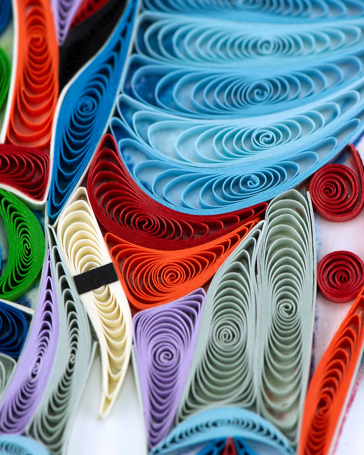 Abstract Elephant Quilling Card