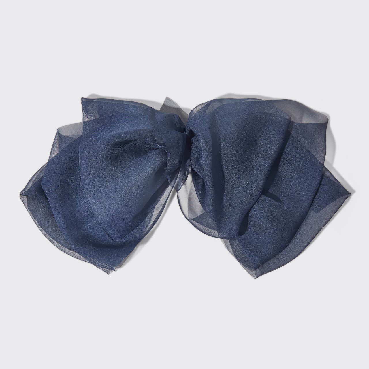 KITSCH - Chiffon Bow Hair Clip - Blue Orchid