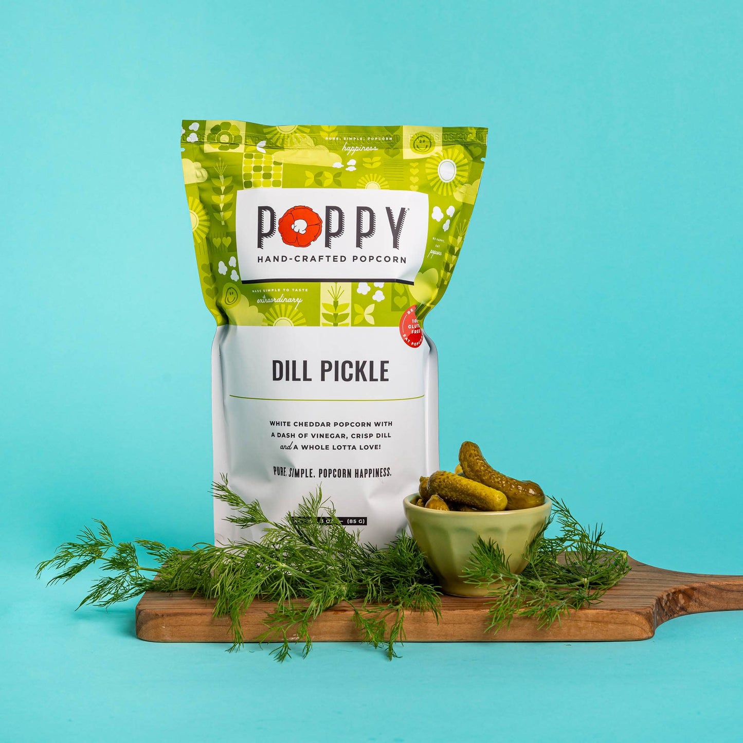 Dill Pickel Market Bag Popcorn
