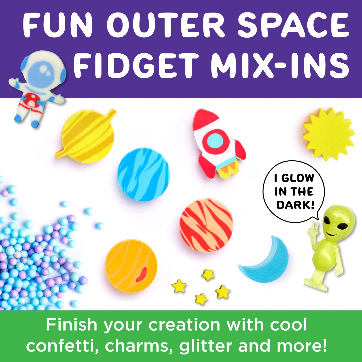 Mix and Make Your Own Super Squish Fidget Bag - Sparkle Unicorn