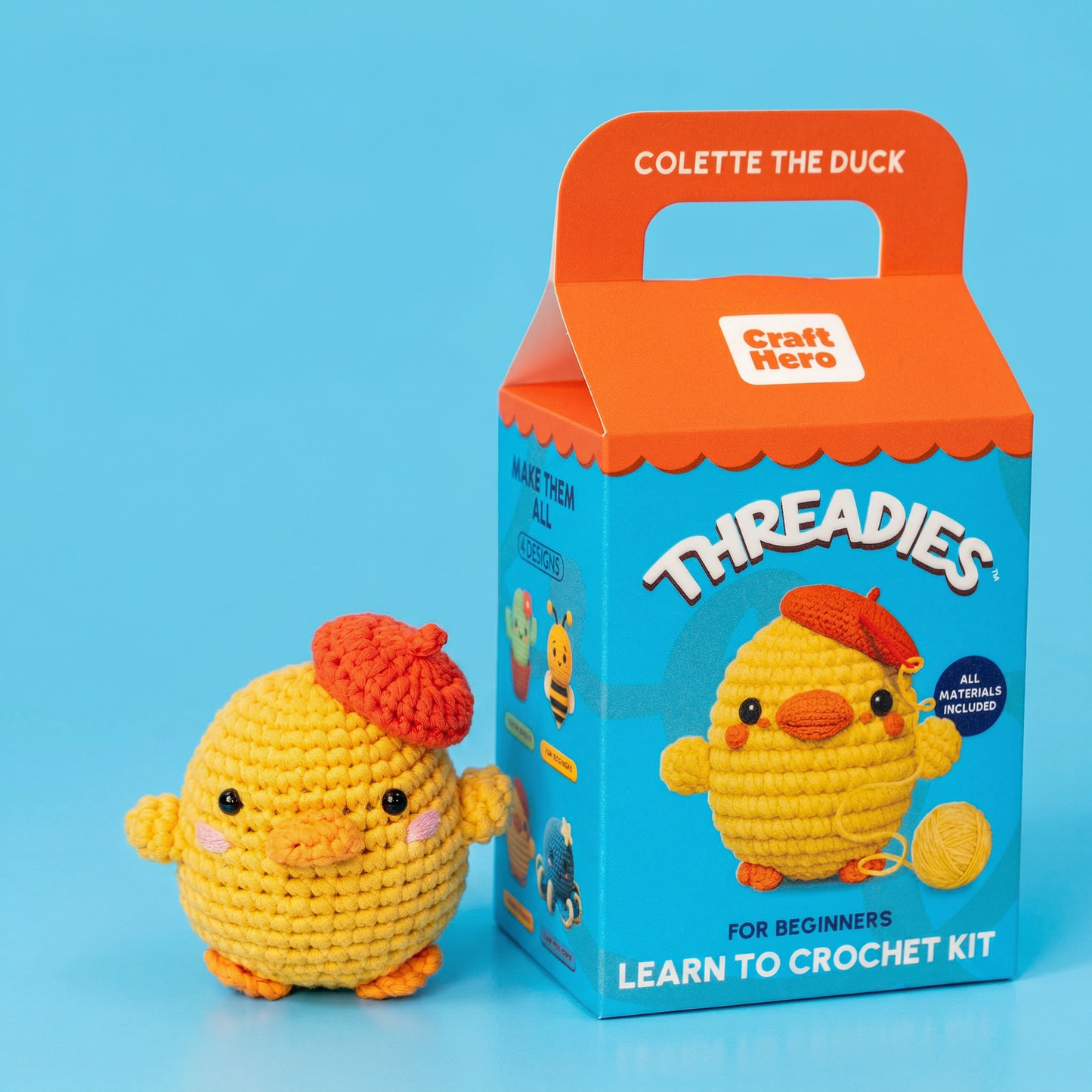 Craft Hero - Crochet Kit for Beginners — Colette the Duck