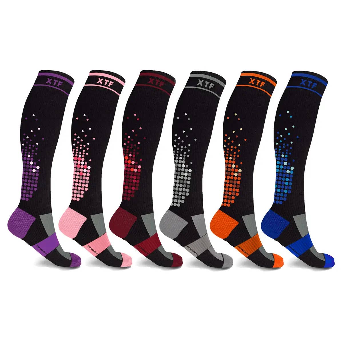Knee-High Compression Socks - Large/X-Large (1 Pair- Assorted Designs)