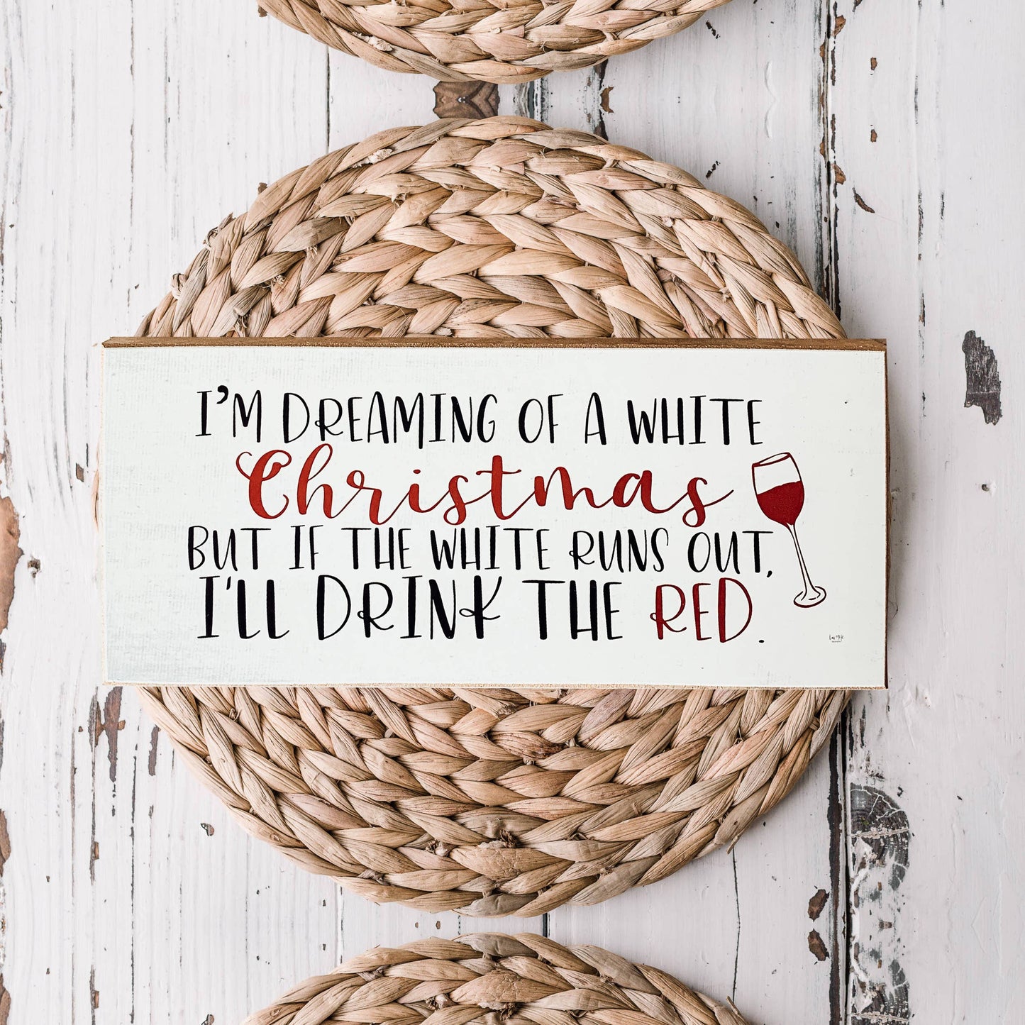 Gia Roma - Have Yourself a Merry Little Christmas, Wooden Holiday Signs