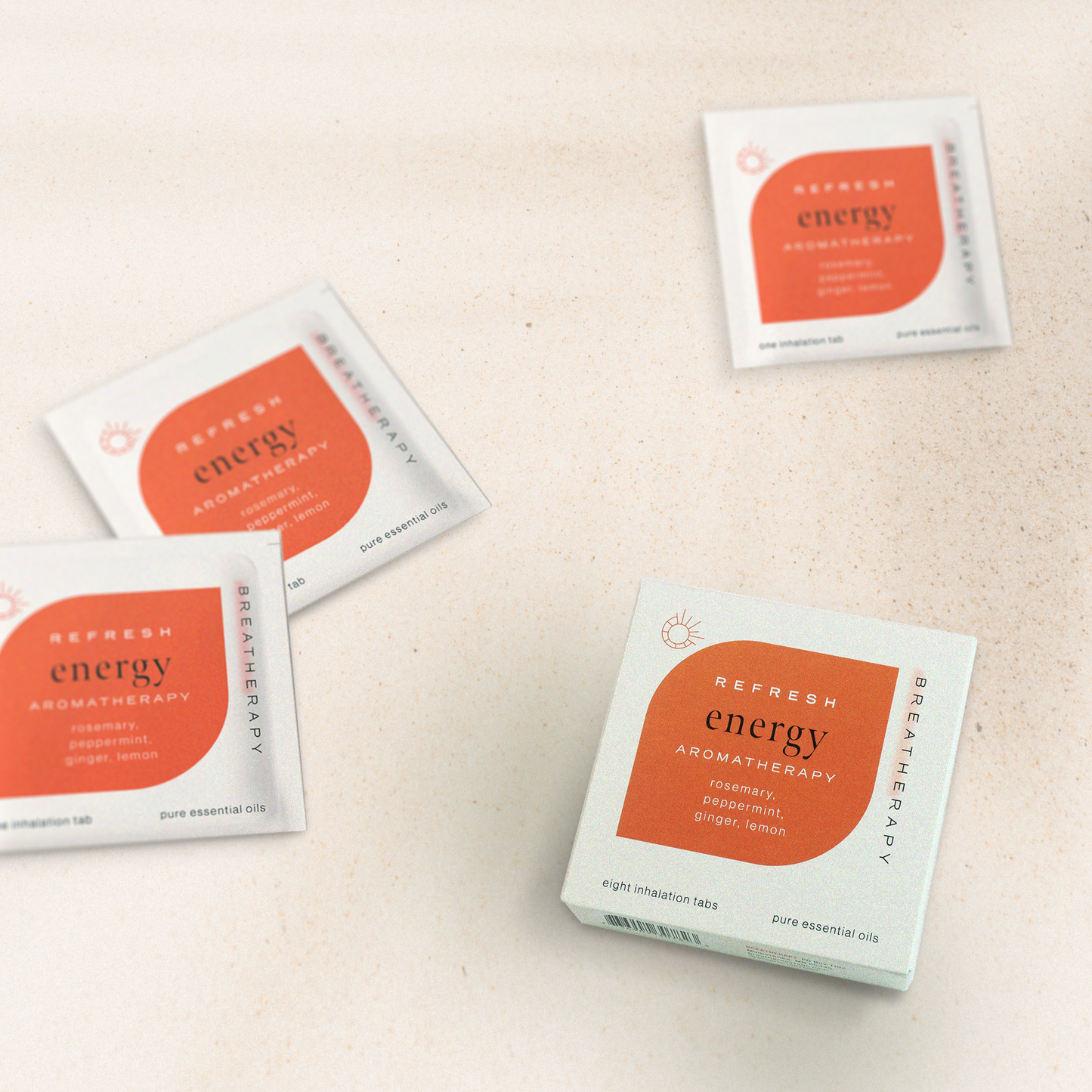 Breatherapy - ENERGY Energy Boosting Aromatherapy Inhaler Patches (8pack)