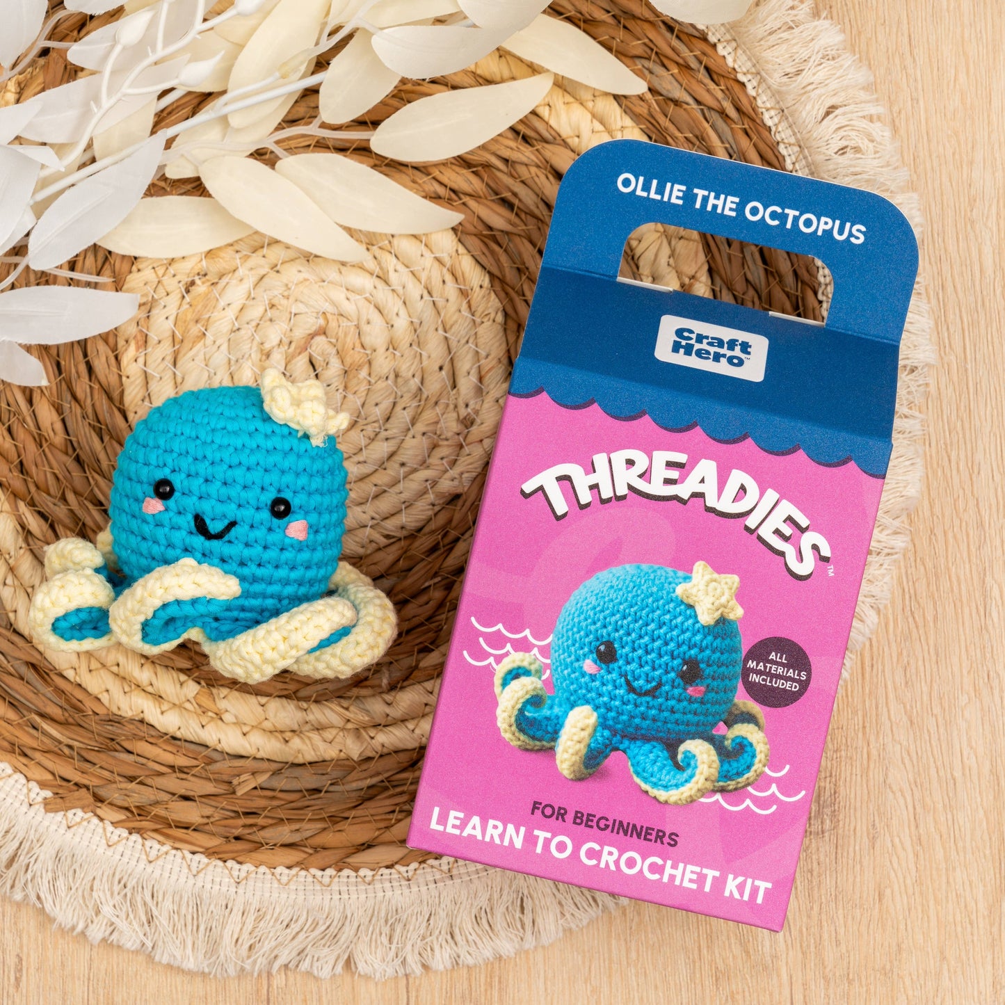 Craft Hero - Crochet Kit for Beginners — Ollie the Octopus