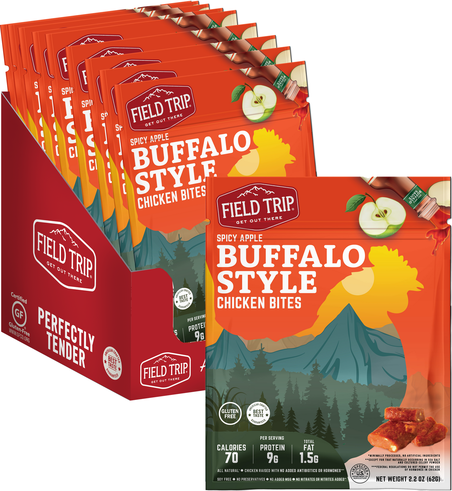 Spicy Apple Buffalo Style Chicken Bites (2.2oz)